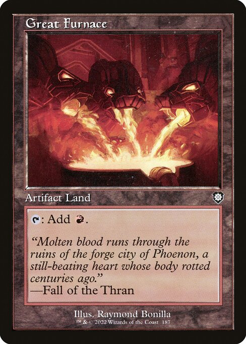 Great Furnace (Retro Frame) - Commander: The Brothers' War