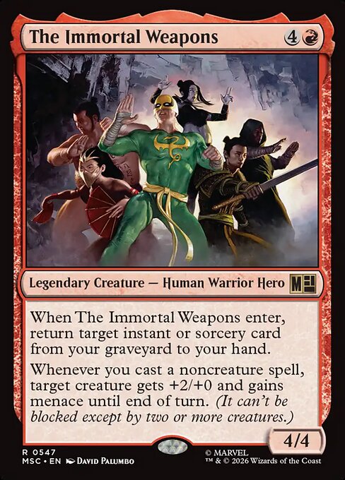 The Immortal Weapons - Commander: Marvel Super Heroes