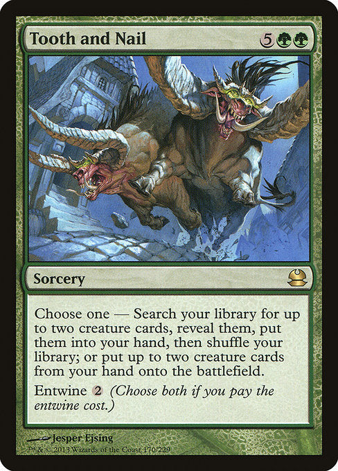 Tooth and Nail (Foil) - Modern Masters