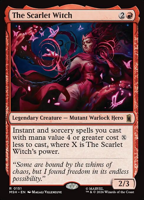 The Scarlet Witch (Foil) - Marvel Super Heroes