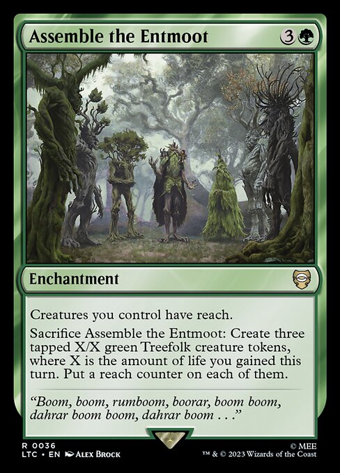 Assemble the Entmoot - Commander: The Lord of the Rings: Tales of Middle-earth