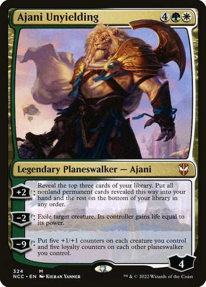 Ajani Unyielding - Commander: Streets of New Capenna