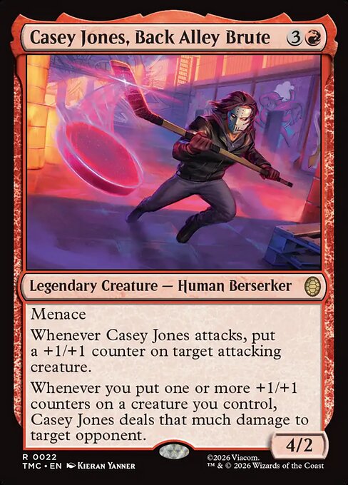 Casey Jones, Back Alley Brute - Commander: Teenage Mutant Ninja Turtles