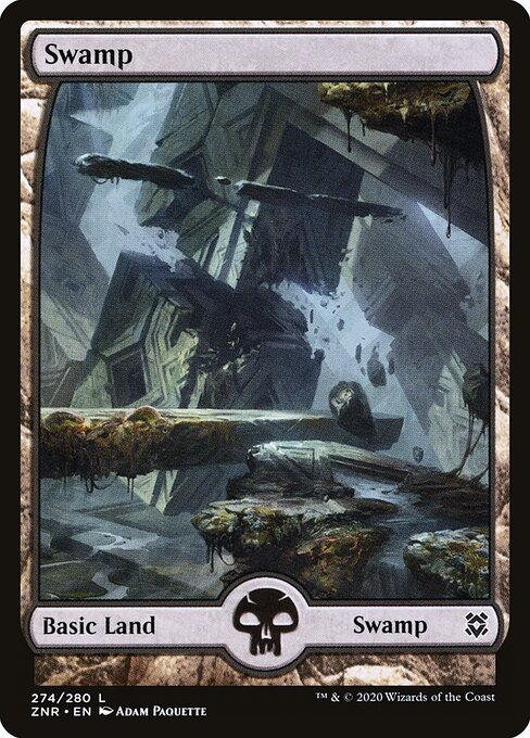 Swamp (274) - Full Art (Foil) - Zendikar Rising