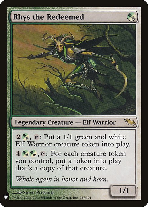 Rhys the Redeemed - The List Reprints