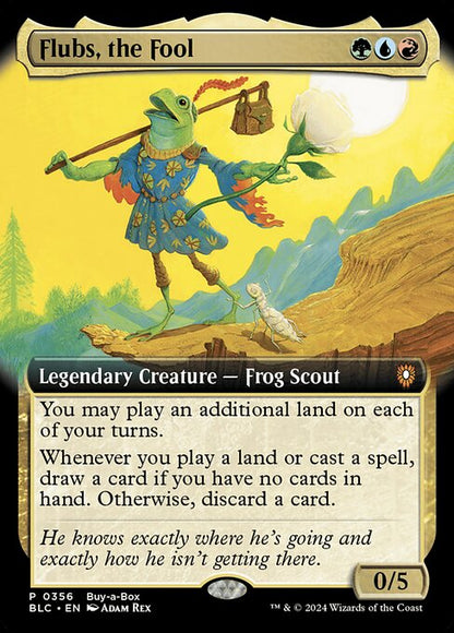 Flubs, the Fool (Extended Art) - Buy-A-Box Promos