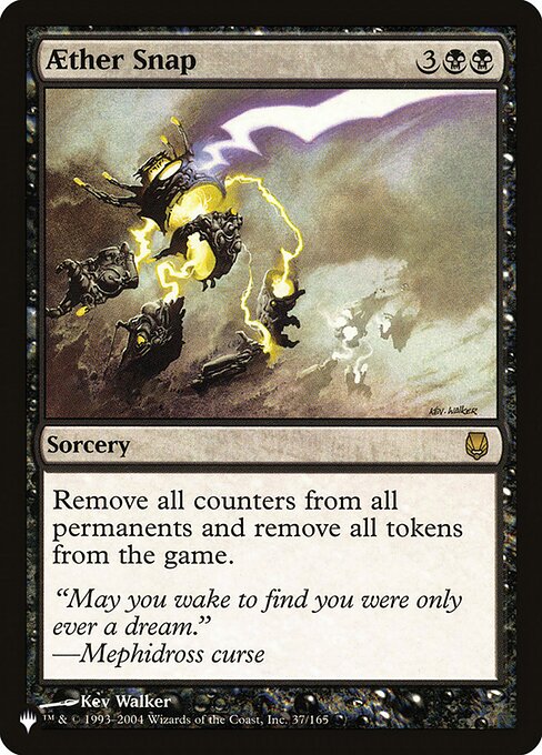 Aether Snap - The List Reprints
