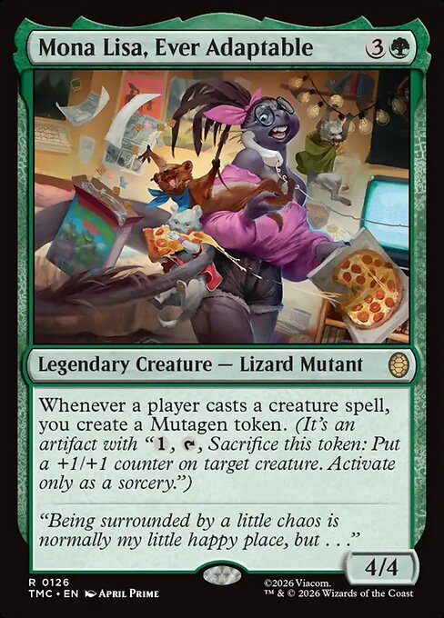 Mona Lisa, Ever Adaptable - Commander: Teenage Mutant Ninja Turtles