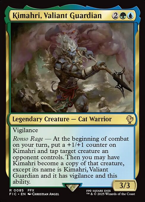 Kimahri, Valiant Guardian - Commander: FINAL FANTASY