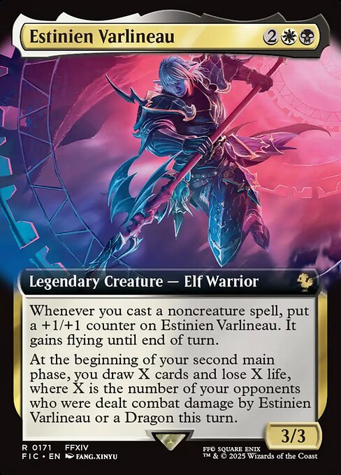 Estinien Varlineau (Extended Art) - Commander: FINAL FANTASY