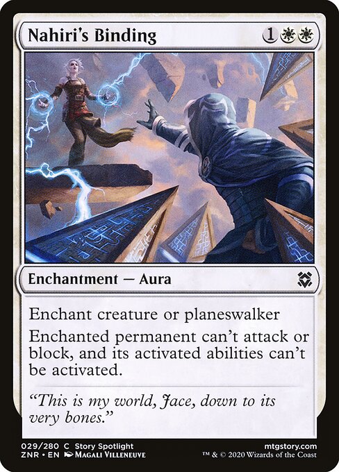 Nahiri's Binding (Foil) - Zendikar Rising