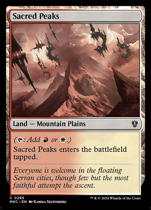 Sacred Peaks - Commander: Murders at Karlov Manor