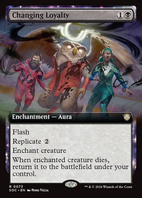Changing Loyalty (Extended Art) - Commander: Secrets of Strixhaven
