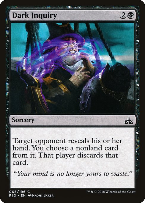Dark Inquiry - Rivals of Ixalan