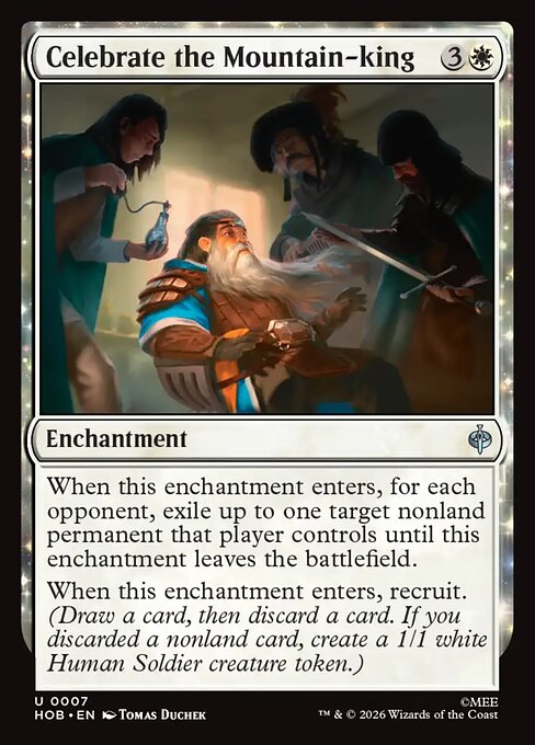 Celebrate the Mountain-king (Foil) - The Hobbit
