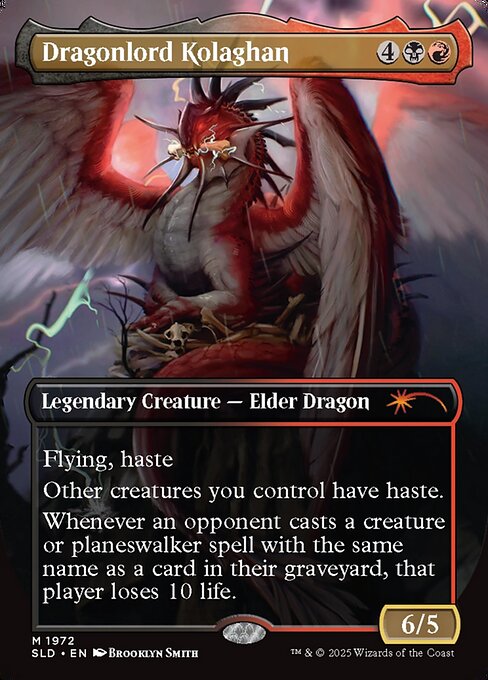 Dragonlord Kolaghan (1972) - Secret Lair Drop Series