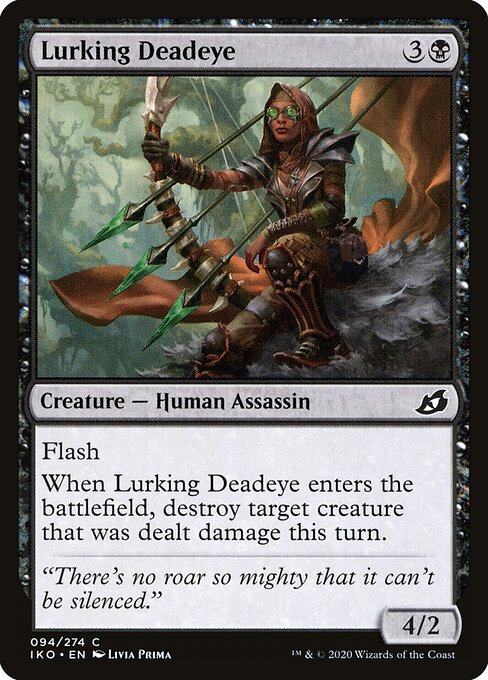 Lurking Deadeye (Foil) - Ikoria: Lair of Behemoths