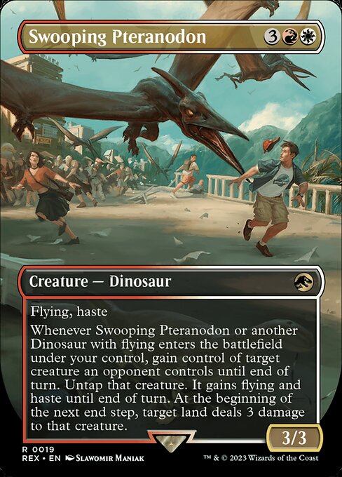 Swooping Pteranodon (Borderless) - Universes Beyond: Jurassic World Collection