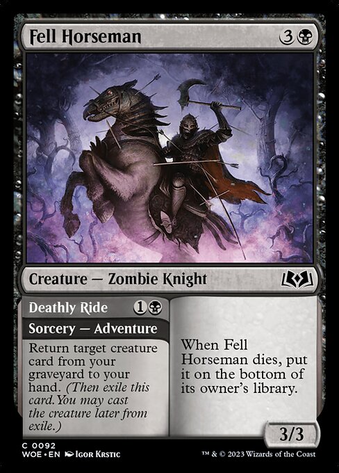 Fell Horseman - Wilds of Eldraine