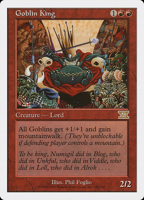 Goblin King - Classic Sixth Edition