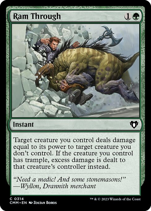 Ram Through (Foil) - Commander Masters