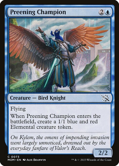 Preening Champion - March of the Machine