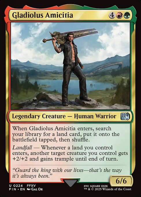 Gladiolus Amicitia (Foil) - FINAL FANTASY