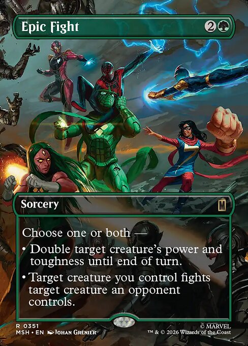Epic Fight (Borderless) - Marvel Super Heroes