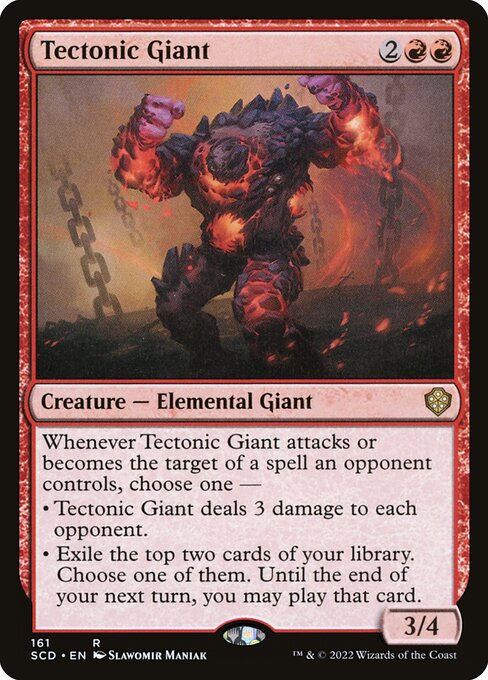 Tectonic Giant - Starter Commander Decks