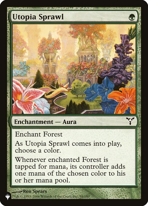 Utopia Sprawl - The List Reprints