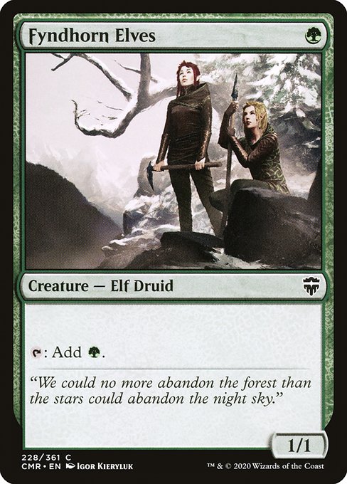 Fyndhorn Elves (Foil) - Commander Legends