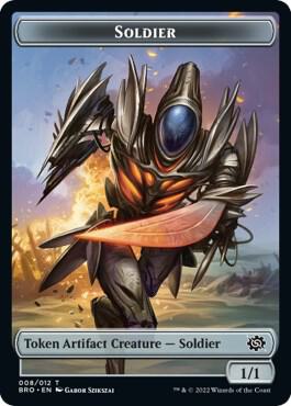 Soldier Token (008) (Foil) - The Brothers' War