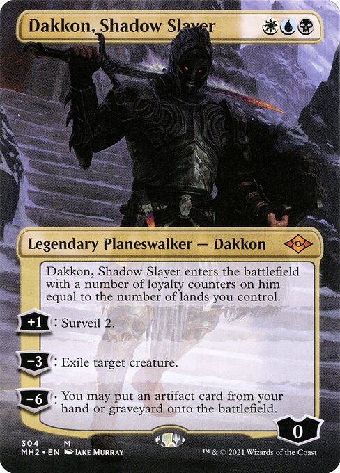 Dakkon, Shadow Slayer (Borderless) - Modern Horizons 2