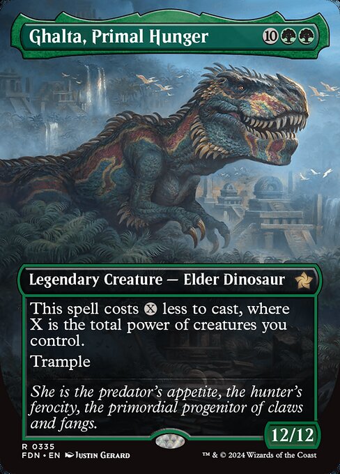Ghalta, Primal Hunger (Borderless) - Foundations