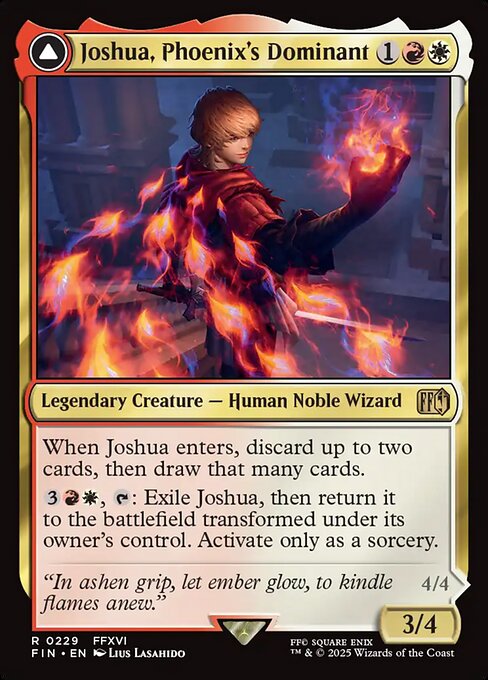 Joshua, Phoenix's Dominant - FINAL FANTASY