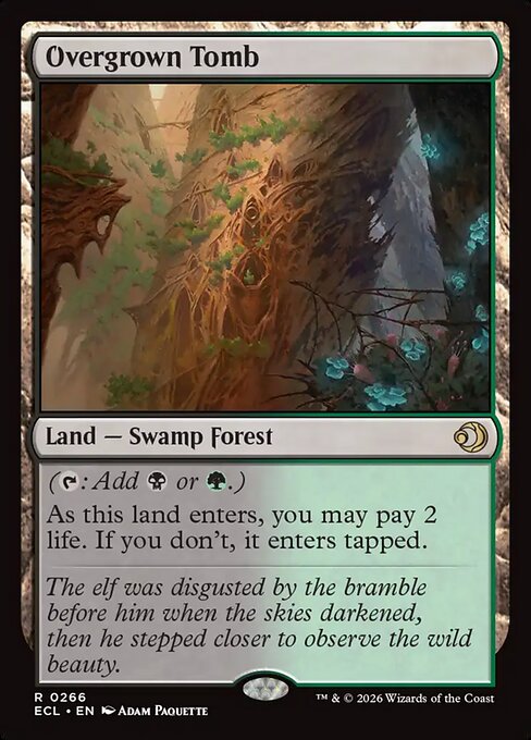 Overgrown Tomb (Foil) - Lorwyn Eclipsed