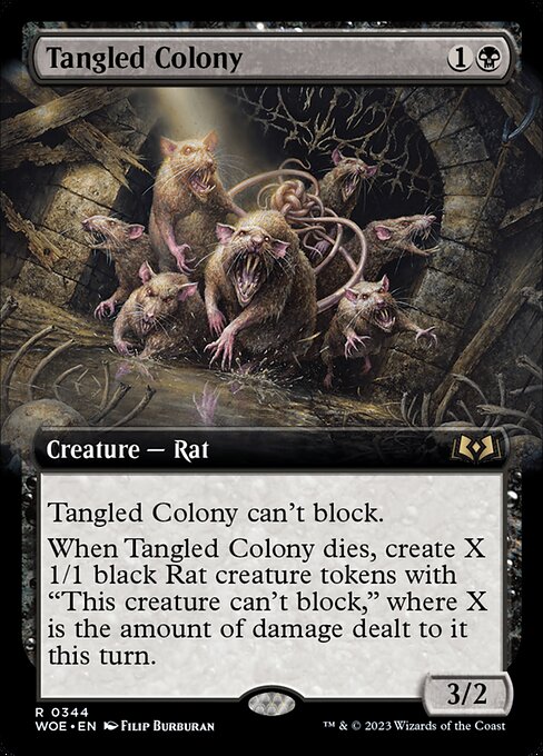 Tangled Colony (Extended Art) - Wilds of Eldraine