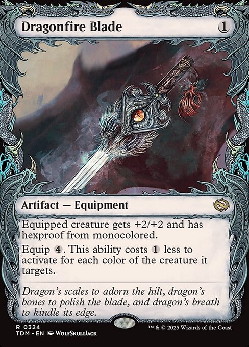 Dragonfire Blade (Showcase) - Tarkir: Dragonstorm