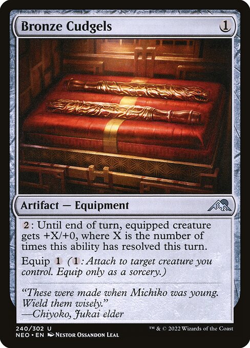Bronze Cudgels - Kamigawa: Neon Dynasty