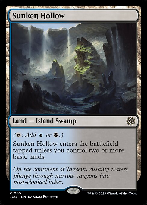 Sunken Hollow - Commander: The Lost Caverns of Ixalan