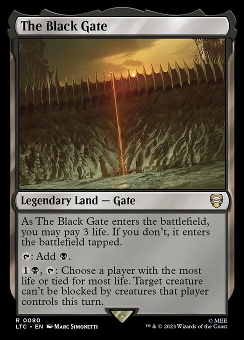 The Black Gate - Commander: The Lord of the Rings: Tales of Middle-earth