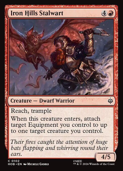 Iron Hills Stalwart (Foil) - The Hobbit