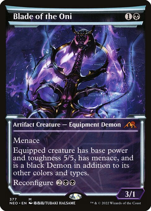 Blade of the Oni (Showcase) - Kamigawa: Neon Dynasty