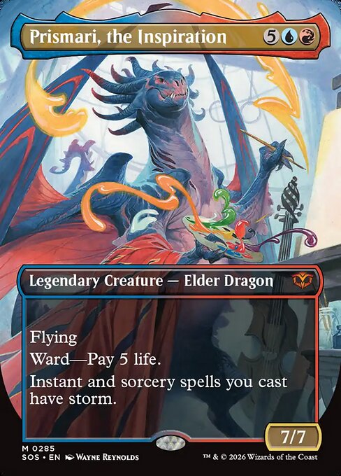 Prismari, the Inspiration (Borderless) - Secrets of Strixhaven