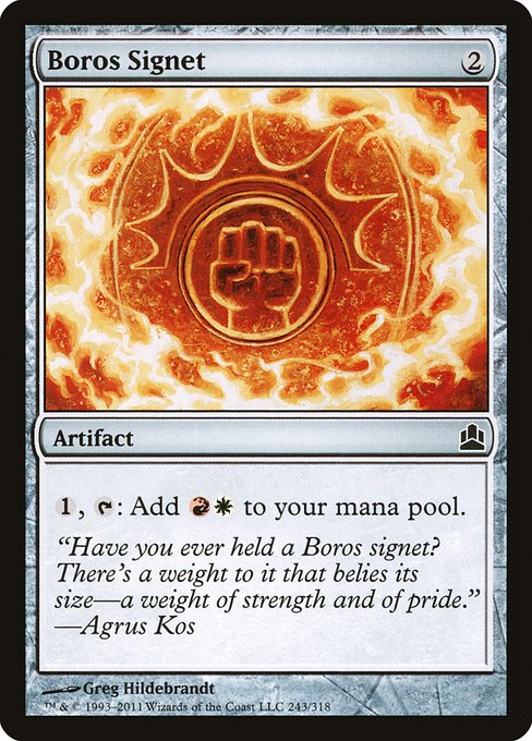 Boros Signet - Commander
