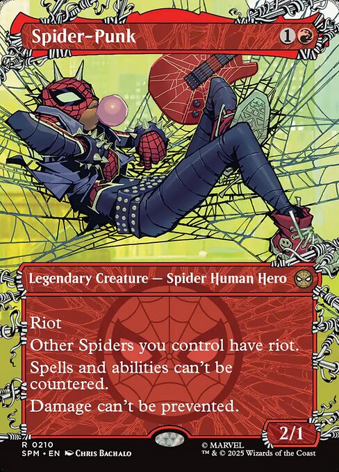Spider-Punk (0210) (Borderless) (Foil) - Marvel's Spider-Man