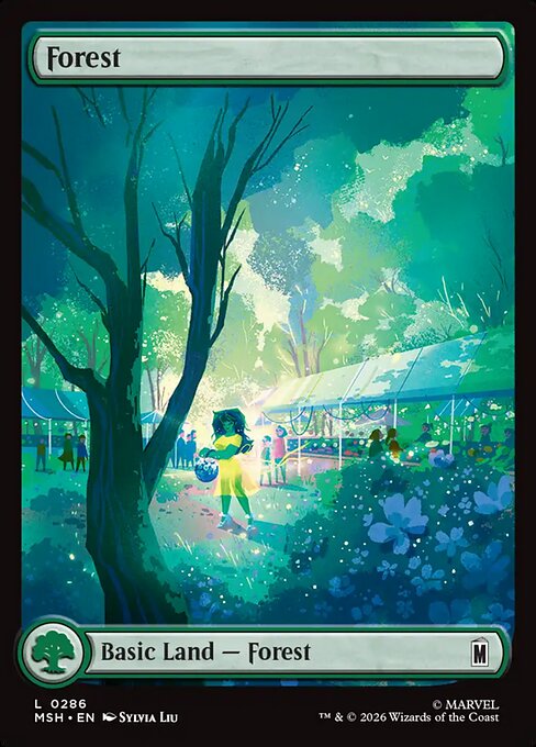 Forest (0286) (Foil) - Marvel Super Heroes