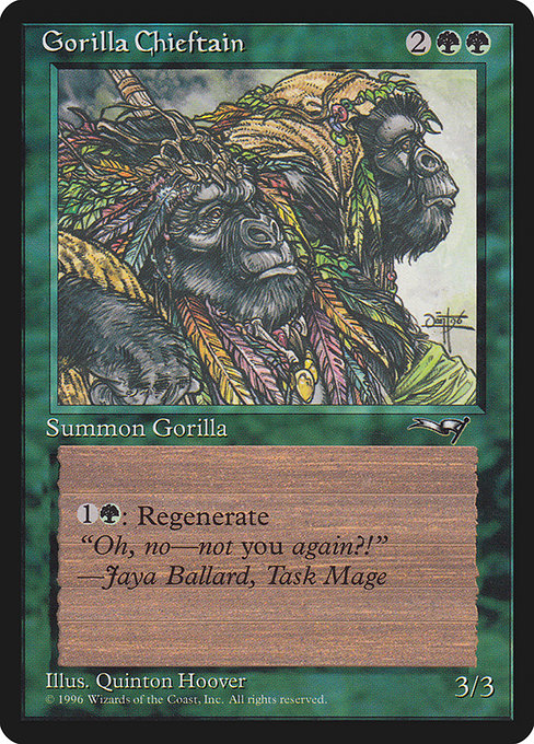 Gorilla Chieftain (2 Gorillas) - Alliances