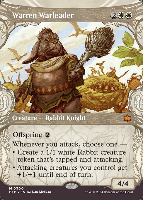 Warren Warleader (Showcase) (Foil) - Bloomburrow