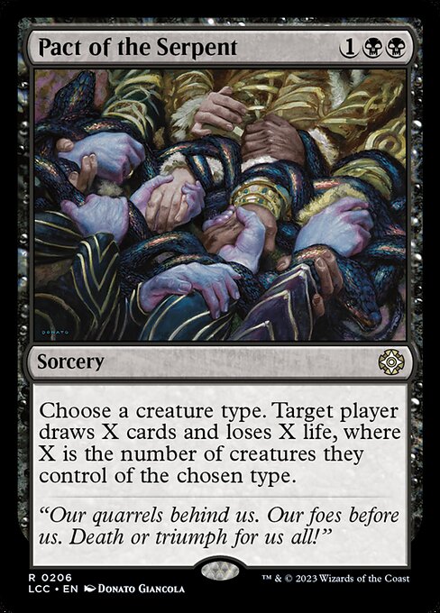 Pact of the Serpent - Commander: The Lost Caverns of Ixalan